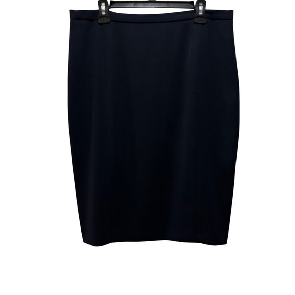 Hobbs London Mina Navy Pencil Skirt Size 12 Professional Attire Workwear - Picture 1 of 7